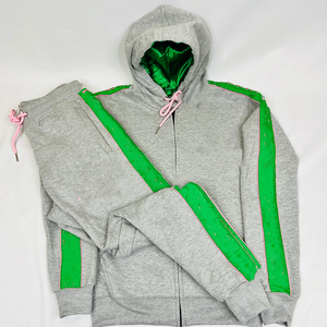 Sudadera con Capucha Personalizada con Bordado AK, de Algodón y Felpa, para Invierno, Tallas Grandes, Informal, Prenda Premium para Mujeres de la Hermandad Alpha, Suave - Product Image 1