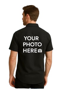 Custom Item Custom Short Sleeve Jacket Personalized Text Photo Logo Print 100% Polyester Autumn Unisex Uniform for Daily Wear - Product Image 4