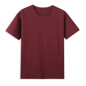 Camiseta de Algodón de Manga Corta Verde Lisa para Hombre, Corte Regular, Cuello Redondo, Estilo Casual, Color Sólido, Tejido Jersey - Product Image 4