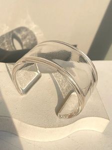 Handmade <b>Resin</b> Bangle Bracelet for Women Colorful Fashion Jewelry Lightweight Round Wrist Cuff - Product Image 4