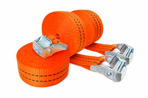 Sangle d'arrimage à boucle à came en polyester haute résistance certifiée CE 38 mm 450 kg sans crochet Marque Provina pour le transport de marchandises sur camion OEM - Product Image 4