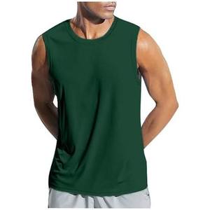Camiseta Deportiva Elástica para Hombre, 120g, STR-MV07, Color Brillante, Sin Costuras, Transpirable, 100% Algodón, Cuello Redondo, Logotipo Frontal Sólido - Product Image 1