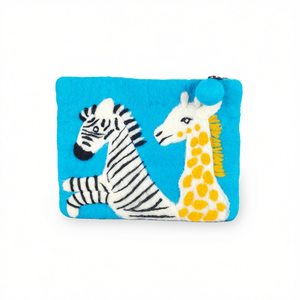 Porte-monnaie en feutre GirafeXZebra - Product Image 2