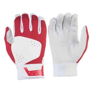 Gants de frappeur de baseball en cuir de qualité supérieure, design personnalisé - Confortables, légers, fermeture éclair pour l'entraînement - Product Image 1