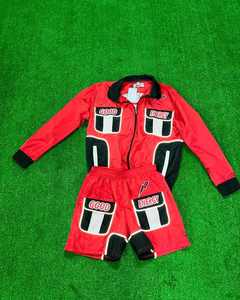 Custom Nylon Tracksuit <b>Wind</b> <b>Breaker</b> Zip up Hoodie and Shorts Set Plain Windbreaker Short Set Men Windbreaker Tracksuit Set - Product Image 3