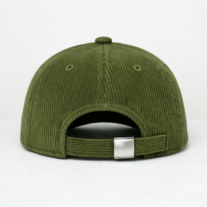 Casquette de baseball vintage unisexe en velours côtelé à 6 panneaux, avec logo personnalisé brodé, profil moyen structuré, visière pré-courbée, haute qualité, vente en gros - Product Image 2