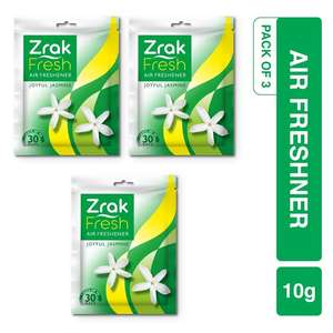 Ambientador colgante ecológico con aroma a jazmín para baño, inodoro y coche - Elimina olores y dura 30 días - Product Image 1