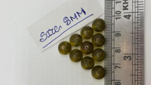 Perles de verre facettées jaunes 6mm/8mm à surfaces étincelantes pour la fabrication de bijoux, artisanat, accessoires ethniques, design de mode fait main - Product Image 3