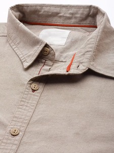 เสื้อเชิ้ตแขนยาวลายสก็อตคุณภาพพรีเมียม เสื้อเชิ้ตเดรสเรียบง่ายสำหรับผู้ชาย ผ้าฝ้าย 100% - Product Image 3