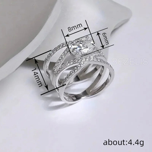 Anillos de plata de ley con nudo celta de corte brillante redondo y diseño de herencia irlandesa, alianzas de boda de carburo de tungsteno resistentes a los arañazos - Product Image 4