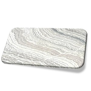 Revêtement mural en pierre flexible noir glacé, léger, imperméable, moderne, en feuille de marbre pour cuisine, salle de bain, escalier - Product Image 1