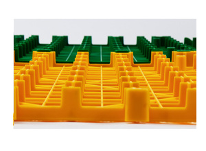 Tapis de sol antidérapant pour atelier automobile, grille de drainage en plastique de 2 mm d'épaisseur, installation par clic, design graphique uni - Product Image 6