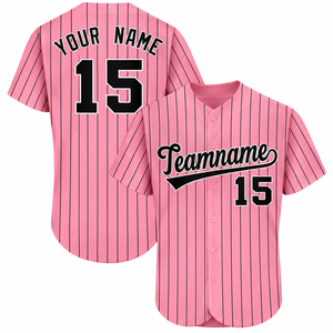 Uniforme de Béisbol Personalizado para Hombre con Sublimación OEM, Jersey de Práctica de Club con Alta Elasticidad y Absorción de Humedad, con Logotipo Bordado - Product Image 1