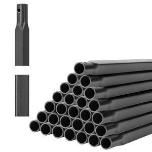 Set da 31 Pezzi di Balaustre e Perni per Ringhiera in Acciaio al Carbonio da 44 Pollici, Resistenti alla Corrosione, per Interni - Product Image 1
