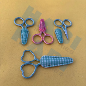 Stainless Steel Coloured Embroidery Scissors Gold Blades Handles for <b>Nail</b> Application Right-<b>Handed</b> Custom Logo Professional - Product Image 5