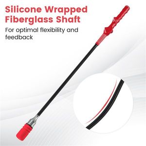 Palo de Golf Portátil de Fibra de Vidrio Rojo, Herramienta de Calentamiento para Principiantes y Profesionales, Mejora el Agarre y la Precisión del Golpe - Product Image 4