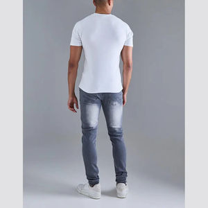 Pantalones Vaqueros de Mezclilla a la Moda para Hombre, Diseño Personalizado OEM, Corte Holgado, Estilo Urbano, Pantalones de Moda Urbana para Hombre - Product Image 6