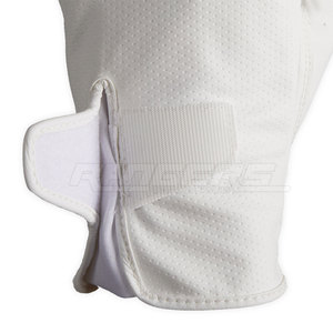 Gants d'équitation en cuir blanc, à doigts entiers, respirants, légers, pour l'été, vêtements de sport personnalisés, unisexes, gants d'équitation - Product Image 4