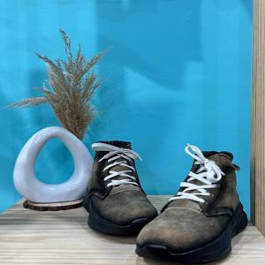 Chaussures en daim de chèvre, dessus en cuir véritable, écologiques, confortables, durables, semelle extérieure en cuir véritable et caoutchouc - Product Image 2