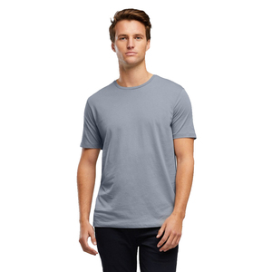 T-shirt d'été décontracté pour homme, coupe ample, épaules tombantes, en coton respirant, idéal pour les activités de plein air et le quotidien - Product Image 3