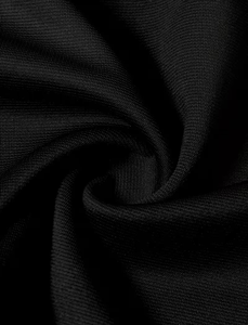 Women 2-Piece <b>Knitted</b> <b>Set</b> Black Short Sleeve Top With Pocket High Waist Pants Sporty Solid Color All Seasons Regular Fit - Product Image 6