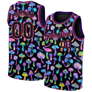 Uniformes de Baloncesto Personalizados con Logotipo Transpirable, Venta al Por Mayor, Camisetas de Baloncesto Divertidas y Profesionales - Product Image 6