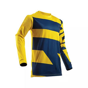 Maillot de moto sublimé pour homme, à séchage rapide, respirant, manches longues, tenue de motocross, accessoires - Product Image 6