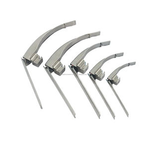 Ensemble de laryngoscopes vétérinaires McCoy avec 5 lames en acier inoxydable pour cliniques et hôpitaux, certifié CE, service OEM, garantie 1 an - Product Image 4