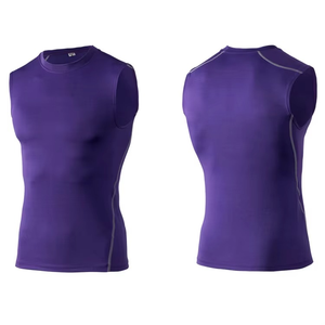 Últimas Camisetas de Tirantes para Hombre, Lisas, Deportivas, de Secado Rápido, Transpirables, Ecológicas, 100% Poliéster, de Alta Calidad, al por Mayor - Product Image 2
