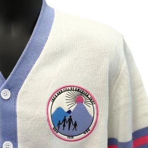 Jack and Jill White <b>Cardigan</b> <b>Sweater</b> Classic Button Front Knit Long Sleeve Soft Casual Unisex Layering Top for Events Meetings - Product Image 5