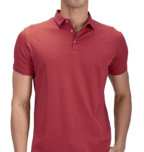 Polo pour homme 100% polyester, maille respirante, polo de sport, léger, séchage rapide, équipement athlétique - Product Image 4