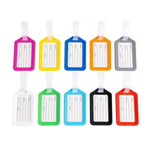 Étiquettes de bagages en plastique OEM 2026 à prix abordable, personnalisables avec logo, étiquettes de bagages vierges pour sublimation - Product Image 6