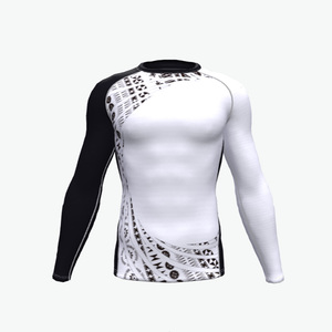 Tenue de compression personnalisée imprimée par sublimation pour entraînement MMA, Jiu Jitsu et sports de combat - Product Image 3