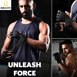 Vendas de boxeo para manos, guantes interiores para hombres y mujeres, correas rápidas de 80 cm para la muñeca, protección acolchada para los nudillos para Muay Thai y Kickboxing - Product Image 5