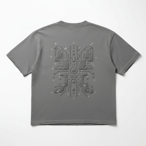 Camiseta Personalizada con Estampado Digital, Tejida, 100% Algodón, Unisex, Estilo Urbano, Logotipo Frontal Sólido, Transpirable, Cuello Redondo, Manga Corta, Corte Regular - Product Image 2