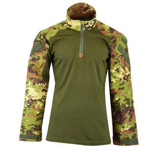 Chemise tactique pour homme à manches longues, prix d'usine, logo personnalisé, haute qualité, séchage rapide, polyester et coton. - Product Image 1