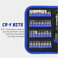 Kit de tournevis de précision multifonctionnel de 128 pièces, mini-outil de réparation pour ordinateur, téléphone, écran d'ordinateur portable, électronique