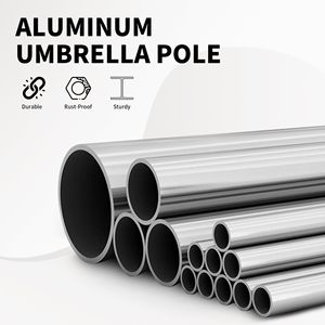 Ombrellone da Patio 10FT con Manovella e Pulsante di Inclinazione, Protezione UV, Impermeabile, per Esterni, con Base - Product Image 6