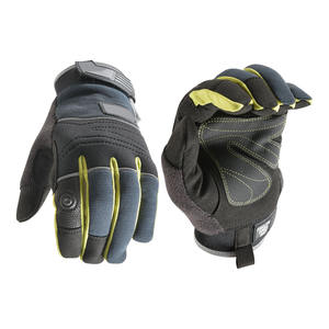 Gants de mécanicien en cuir synthétique renforcé de qualité supérieure, gants de sécurité industrielle, résistants, antistatiques, durables - Product Image 1