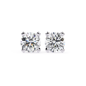 REYES Hip Hop 925 Sterling <b>Silver</b> Round Cut 2.5 Carat Moissanite Screw <b>Back</b> Stud <b>Earrings</b> Wholesale Price Rhodium Plated Jewelry - Product Image 5