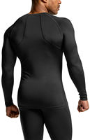 Chemise de surf et de natation pour homme, coupe ajustée, UPF 50, avec logo personnalisé sur le devant, tricotée, formelle