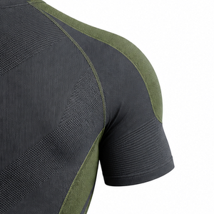 Camiseta Deportiva de Compresión para Hombre, Transpirable, de Secado Rápido, para Entrenamiento Atlético, Gimnasio, Running, Rendimiento Deportivo, Capa Base - Product Image 6