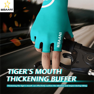 Gants de cyclisme, gants de vélo antidérapants rembourrés de 5 mm pour hommes et femmes, absorbant les chocs, respirants pour l'été, pour le vélo de route et les trajets quotidiens - Product Image 2