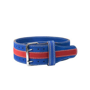 Ceinture de musculation en cuir de haute qualité, faite à la main, avec design/couleur personnalisés, à double boucle, pour la musculation et l'entraînement de haute performance. - Product Image 3