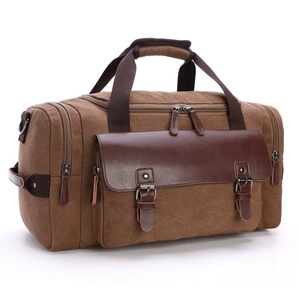 Sac de voyage en cuir robuste pour homme, style vintage, pour voyages d'affaires, vente en gros - Product Image 1