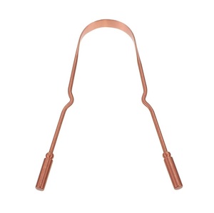Balanced Copper Tongue Cleaning Tool Reusable Oral Hygiene Scraper for Fresh Breath Detox Support and Consistent Dental Care - Product Image 5