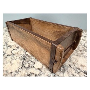 Moule à briques en bois abordable et polyvalent, plateau de rangement utilitaire, support de vanité de salle de bain rustique en bois, organisateur - Product Image 6