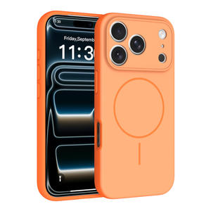 Coque de téléphone en TPU magnétique effet seconde peau avec cordon, antichoc, protection 2-en-1 pour iPhone 15 / 16 / 17 Series - Product Image 2
