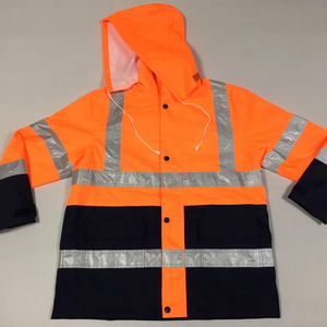 2026 Hi Viz Reflective Safety Men's Winter <b>Waterproof</b> Breathable Acidproof Windproof Thicken <b>Parkas</b> Padded Puffer <b>Jacket</b> - Product Image 2