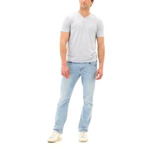 T-shirt Homme Col V Coupe Slim Manches Courtes Couleur Unie Personnalisable Logo Vente en Gros Grande Taille 210g 100% Coton Séchage Rapide - Product Image 6